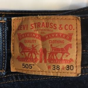 Levis 505 Jeans Jeans Jeans 38 x 30